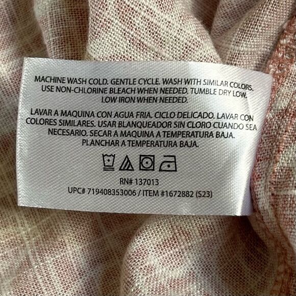 ORVIS Floral Pink & White Shift Dress Size Medium - Picture 7 of 8